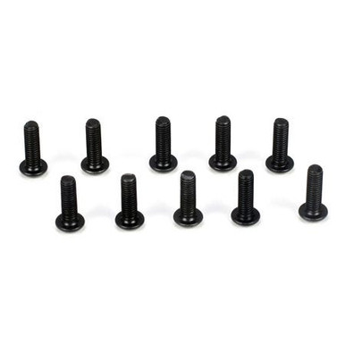TLR Button Head Screws, M3 x 10mm, 10pcs