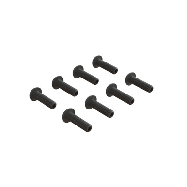 Arrma M4x14 Button Head Screw, 8pcs, AR727414