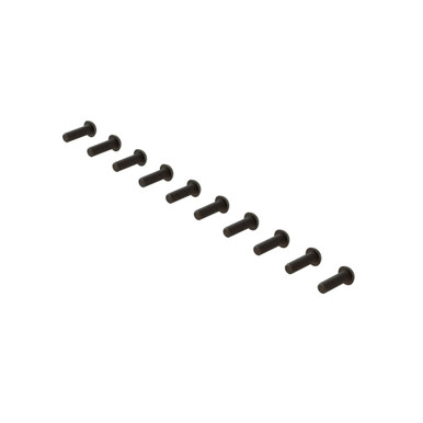 Arrma M2.5x8mm Flanged Button Head Screw, 10pcs, AR702006