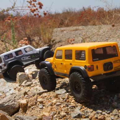 Axial SCX24 2019 Jeep Wrangler JLU CRC 1/24 Crawler RTR, Yellow, No Longer Available