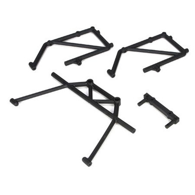 Losi Rear Cage Mount and Fender Brace Set , 4pcs, 5TT