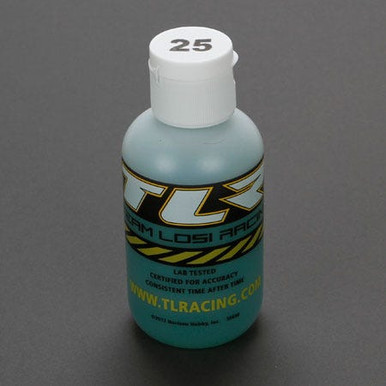 TLR Silicone Shock Oil, 25wt, 4oz