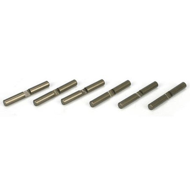TLR Differential Shaft Set, Aluminum (6), 8B, 8T 2.0