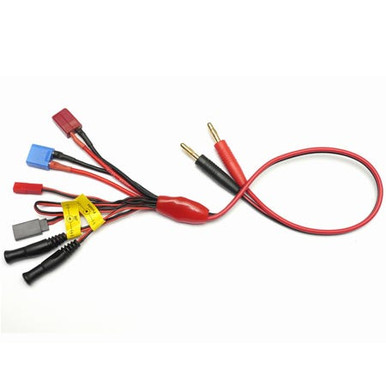 Dualsky Multi Charge Connector with DC3, XT60, Traxxas, Deans