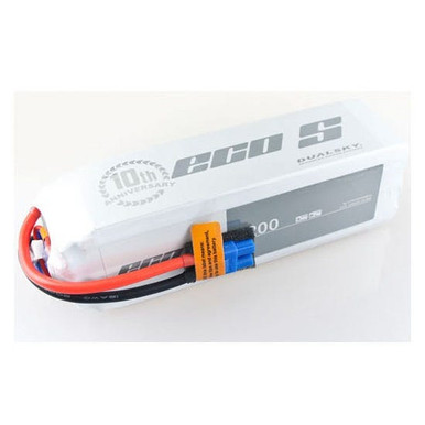 Dualsky 5200mah 6S 22.2v 25C ECO LiPo Battery with XT60 Connector