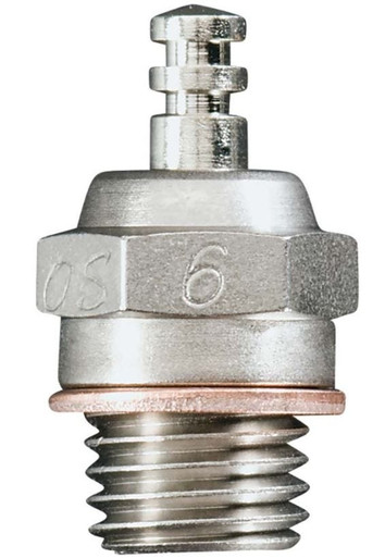OS Engines No. 6 (A3) Glow Plug, Hot, Aircraft