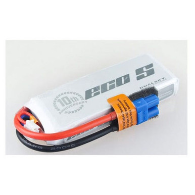 Dualsky 1800mah 2S 7.4v 25C ECO LiPo Battery with XT60 Connector