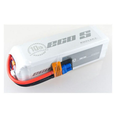 Dualsky 4000mah 6S 22.2v 25C ECO LiPo Battery with XT60 Connector