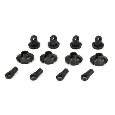 Losi Spring Cups/Clips/Shock Ends, 2pcs, DBXL 2.0