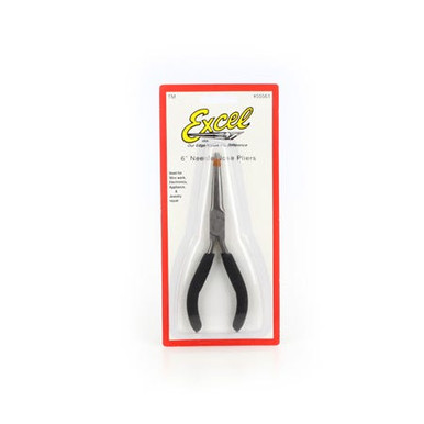 Excel Pliers, 6 inch Long Needle Nose