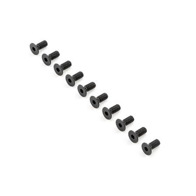 TLR Flat Head Screws, M5x12mm (10)