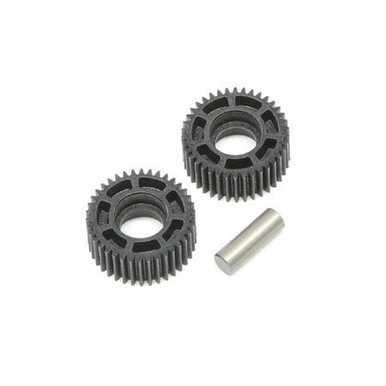TLR Idler Gear and Shaft, Laydown, 22 5.0