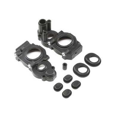 TLR Gear Case Set, 3-Gear Laydown, 22 5.0