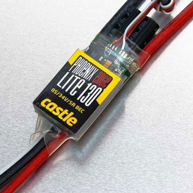 Castle Creations Phoenix Edge Lite 130A Brushless ESC, 34V with 5A BEC, Clearance