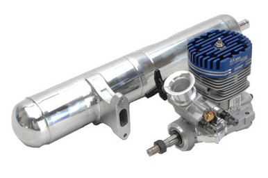 OS Engines MAX 105HZ-R 1.05 Nitro Helicopter Engine with Power Boost Pipe