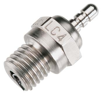 OS Engines LC4 Glow Plug (Long Reach), Medium