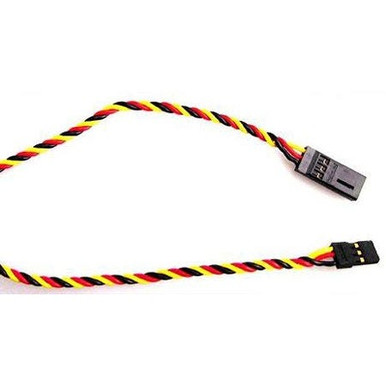 Hitec 6in Twisted Heavy Duty Servo Extension Lead