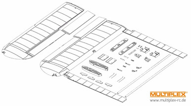 Multiplex Wing Set, FunCub XL