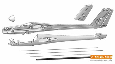 Multiplex Fuselage Set, Heron
