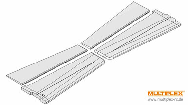 Multiplex Wing Set, ParkMaster Pro