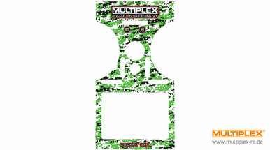 Multiplex Green Decal, Cockpit SX 7/9 , Clearance