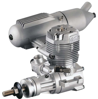 OS Engines MAX 65AX .65 Nitro Aircraft Engine with E-4010A Silencer, OSM16521