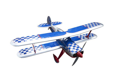 Seagull Models Steen Skybolt RC Bi-Plane, 15cc ARF, Silver Blue, SEA-237S