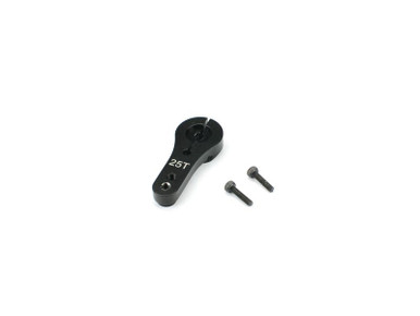 Carisma Aluminium Servo Horn, 25T, Black