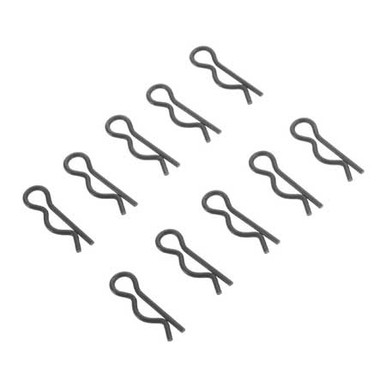 Arrma Body Clip Large Black (10), AR320278