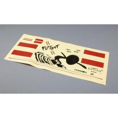 E-Flite Decal Sheet, Flite Test Night Radian
