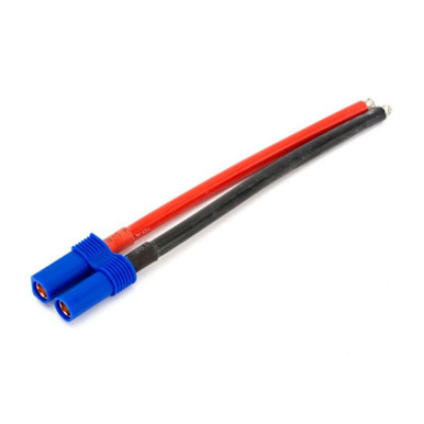 E-Flite EC5 Battery Connector with 4inch Wire, 10Awg