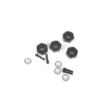 Axial 12mm Hex, Screw Shaft & Spacer, 4pcs, UTB