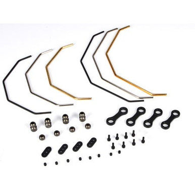 Losi Sway Bar Set and Hardware (3 ea. FandR), 5TT