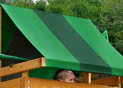 Vinyl Canopy Gorilla Swing Sets