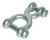 Commercial H Shackle with Vandal Proof Head Commercial H Shackle with Vandal Proof Head