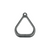 Commercial Polished Aluminum Triangle Trapeze Ring