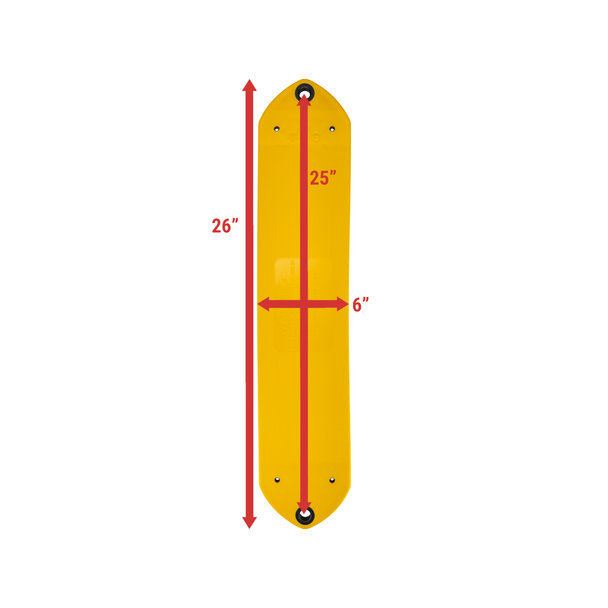 Polymer Strap Swing Seat with Plastic Inserts - Residential Grade