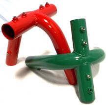 Our MFF3 Commercial Heavy Duty frame fitting is available in red and green - 2 Colors - USA Made