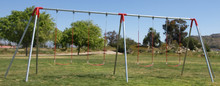 Heavy-Duty 10' High 4-Swing 2-Bay Swing Set Frame - Commercial/Residential Grade