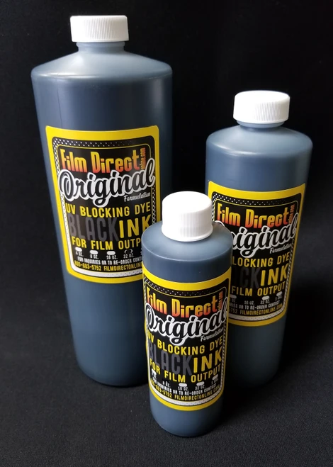 Film Direct Original Dye Black Ink- Choose Size