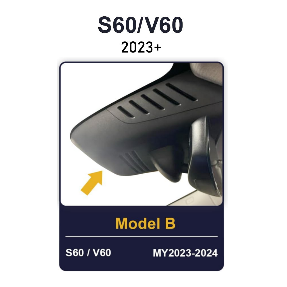 FitcamX Plug & Play Integrated Dash Cam, SPA Volvo S60/V60 2023+ (VP-145004)