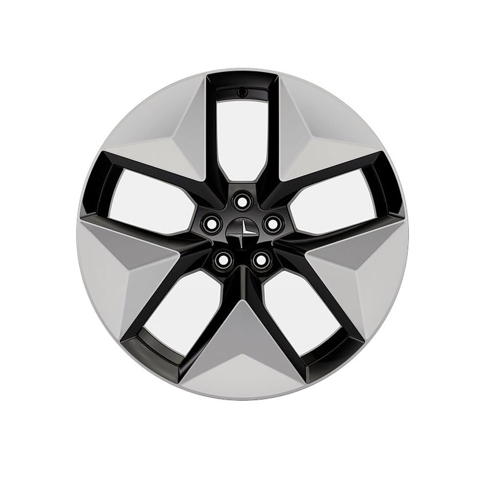 Genuine Polestar 5-V Spoke Black/Silver Wheel, 20x9