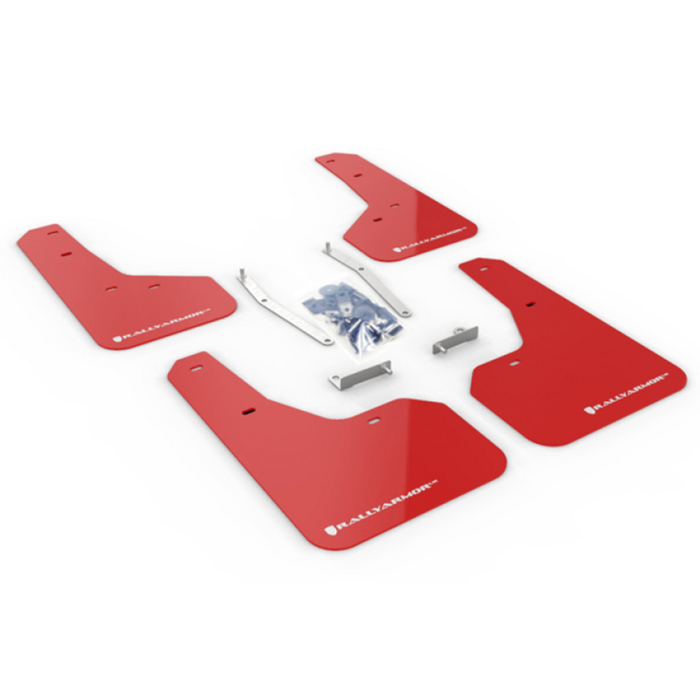 Rally Armor 2019 Subaru Forester UR Red Mud Flap w/ White Logo MF52-UR-RD/WH