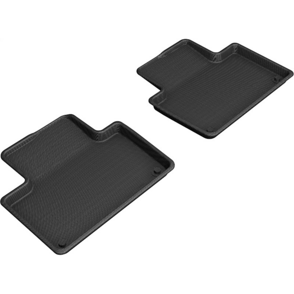 3D MAXpider Kagu 2nd Row Black Floormat Set, Volvo XC90 T8 2016-2023 L1VV02921509
