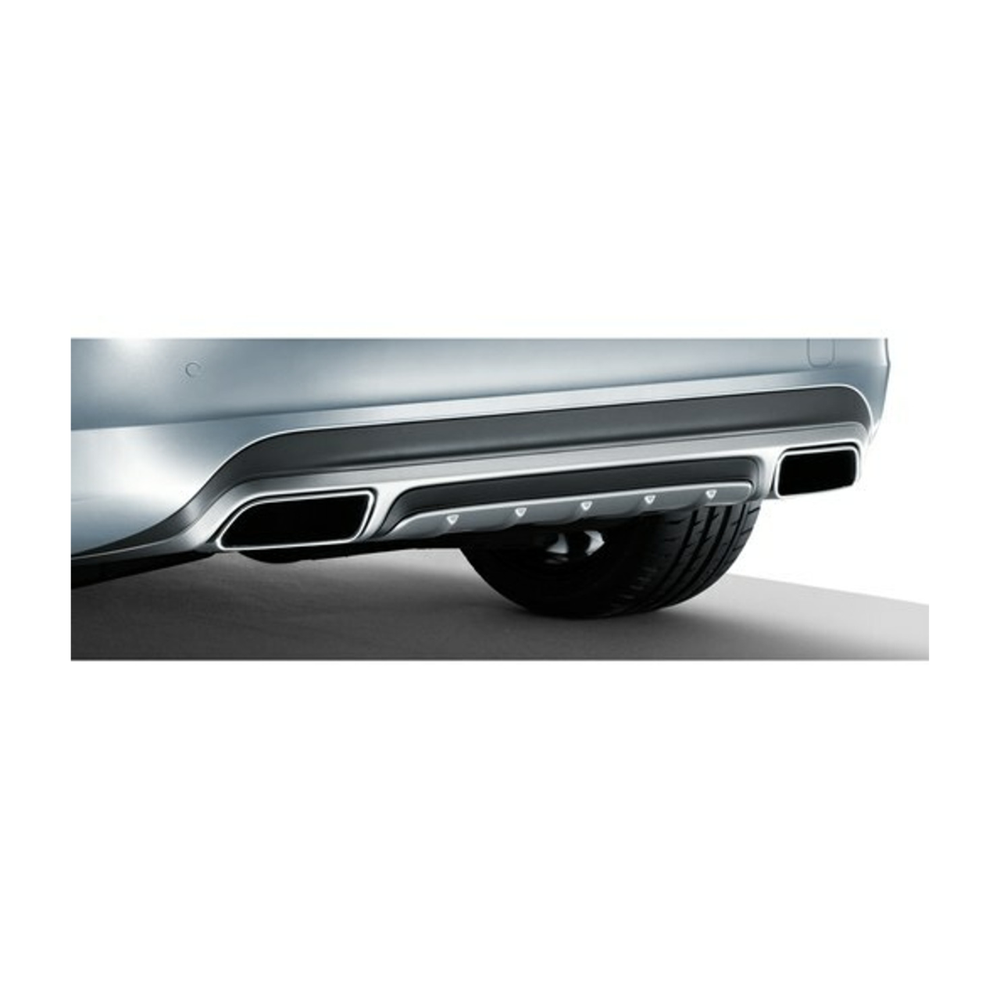 Genuine Volvo Silver Rear Diffuser, Volvo S60/V60 - ViVA Performance