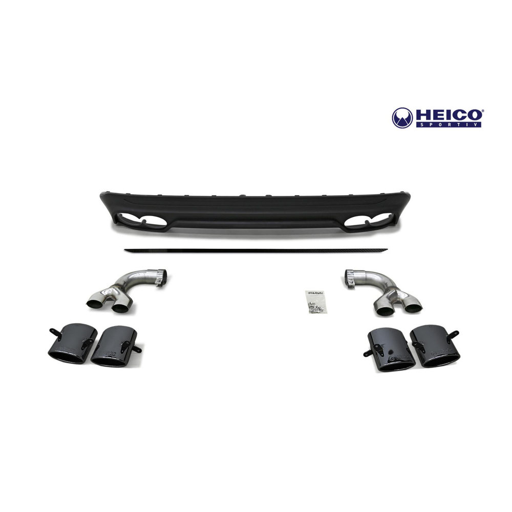 Heico Rear Skirt and Quad Exhaust Tips, XC60 T8/Polestar Engineered 2024+ H8915618