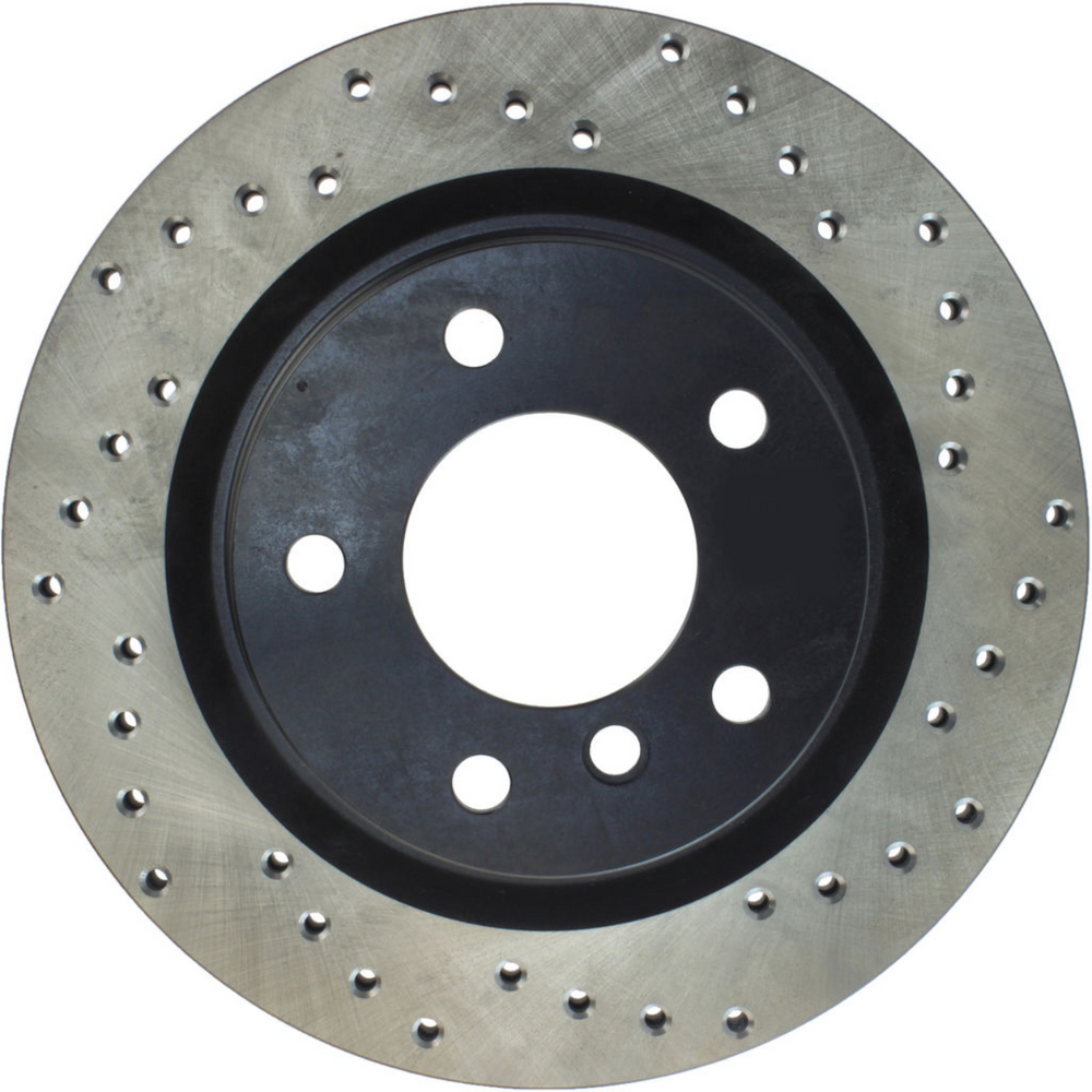 StopTech Sport Drilled Rear Left Brake Rotor 299.8mm,BMW E90/E92 325/328, RWD 128.34078L