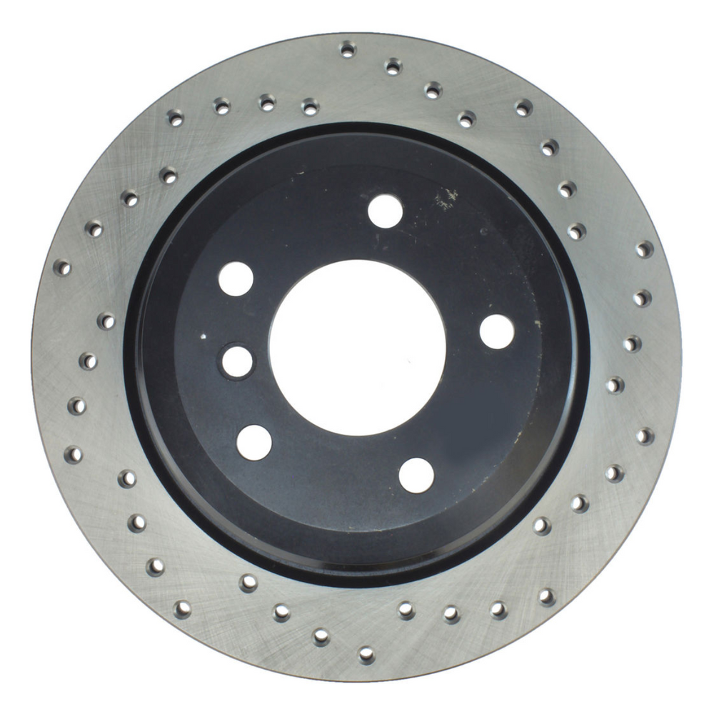 StopTech Sport Drilled Rear Left Brake Rotor 299.8mm, BMW E90 325/328, E91/E93 128.34091L