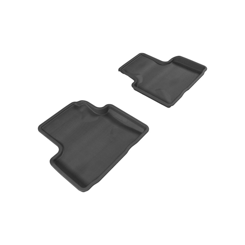 3D MAXpider Kagu 2nd Row Black Floor Mat Set, Infiniti Q40/G35/37 2007-2015 L1IN00621509