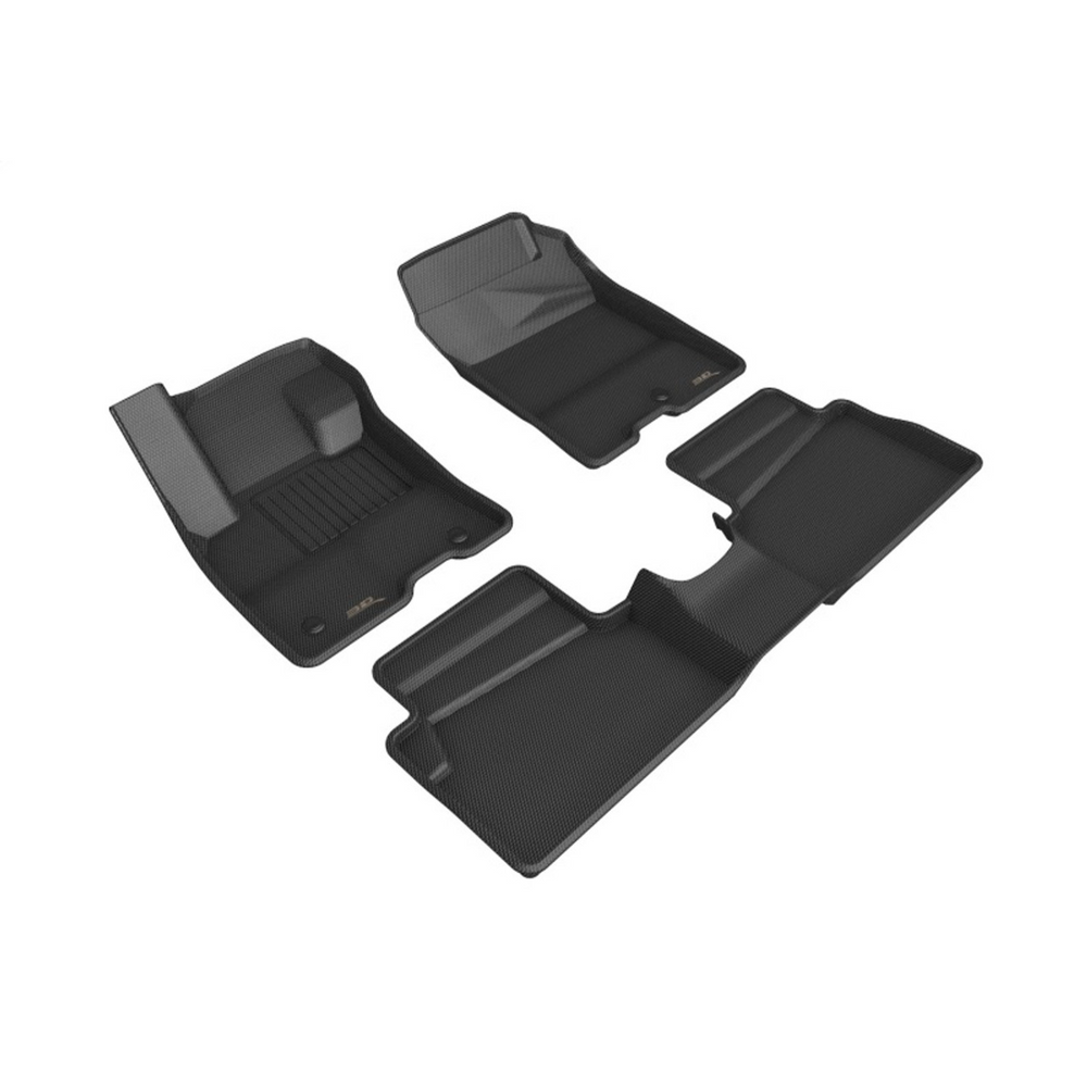 3D MAXpider Electric Kagu 1st & 2nd Row Black Floor Mat Set, Ford Maverick Hybrid 2022 L1FR14401509